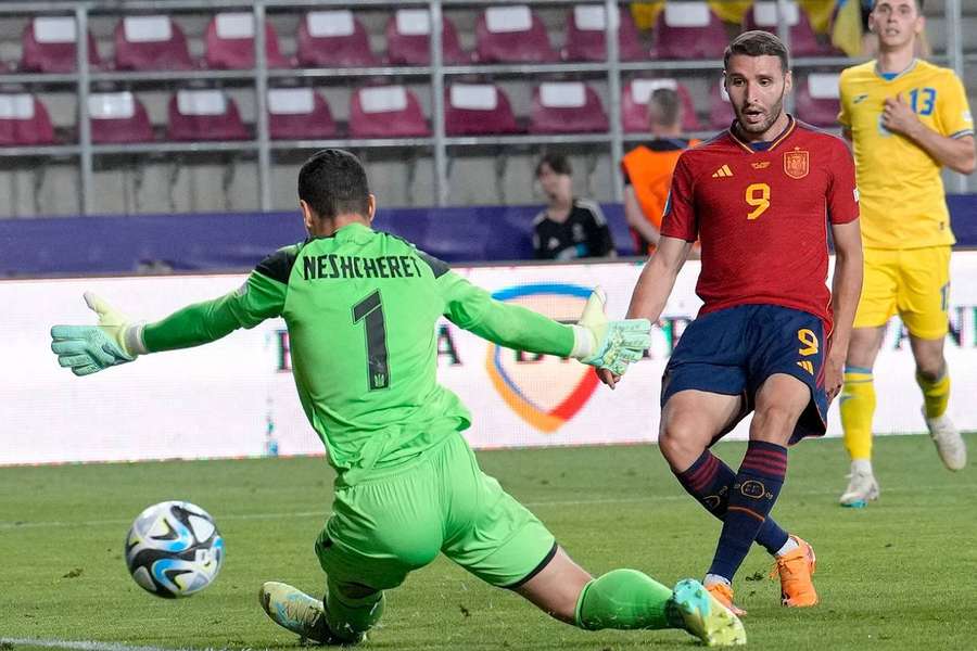 Abel Ruiz a permis à l'Espagne d'arracher le nul. 