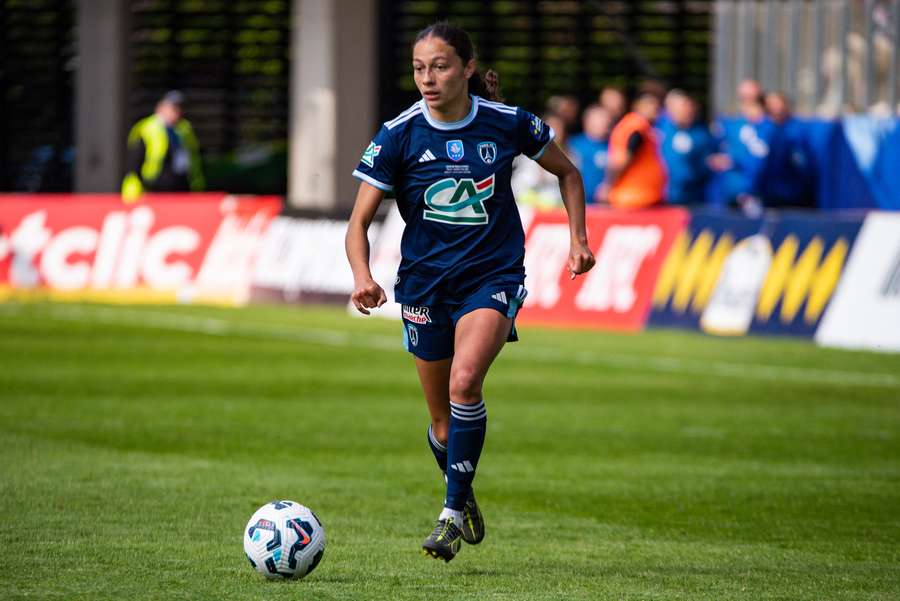 Kessya Bussy durant la finale de Coupe de France.
