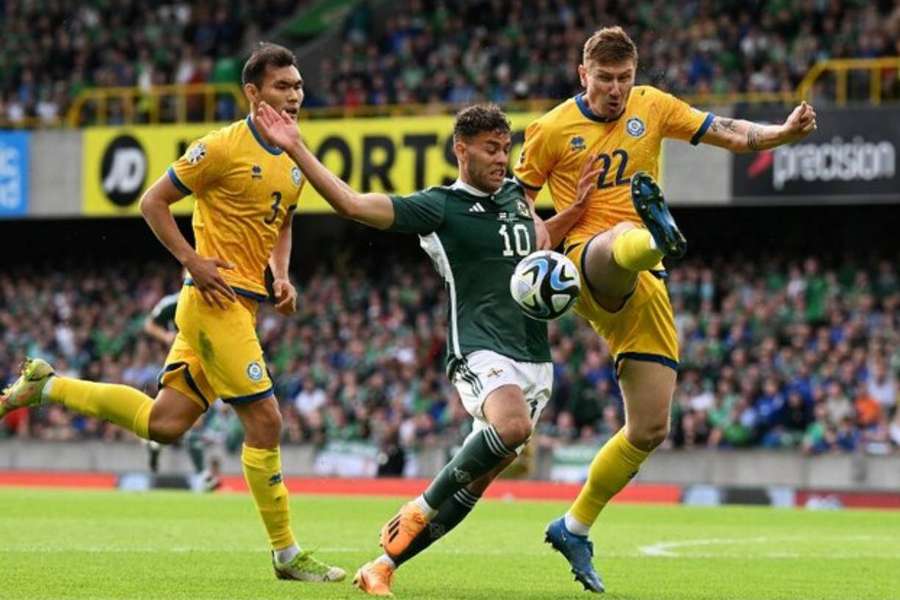 Northern Ireland lost 1-0 to Kazakhstan at Windsor Park