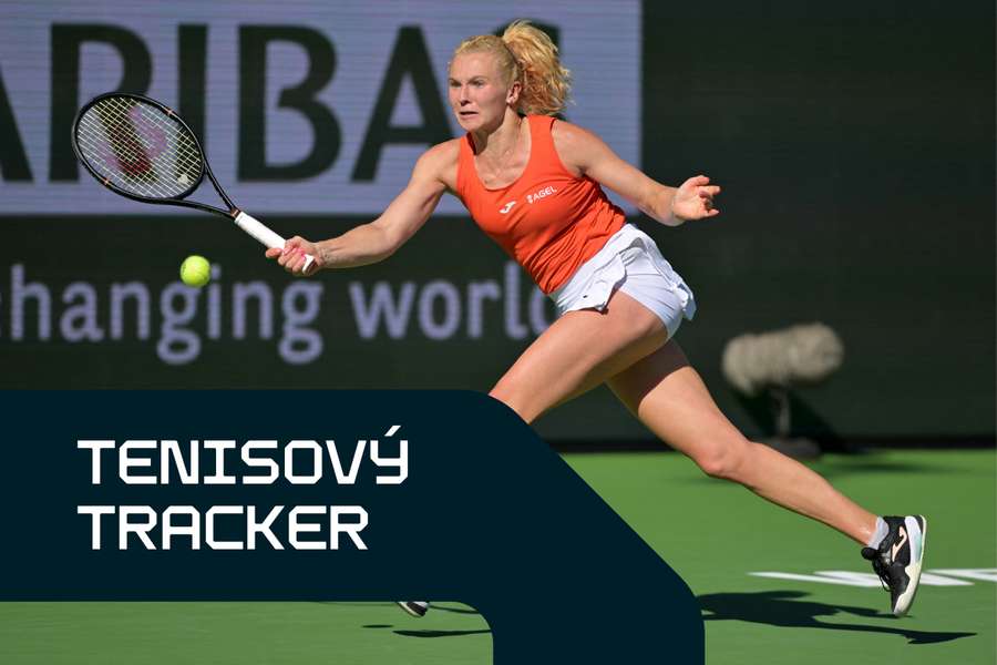 Siniaková na kurte proti Andrejevovej.