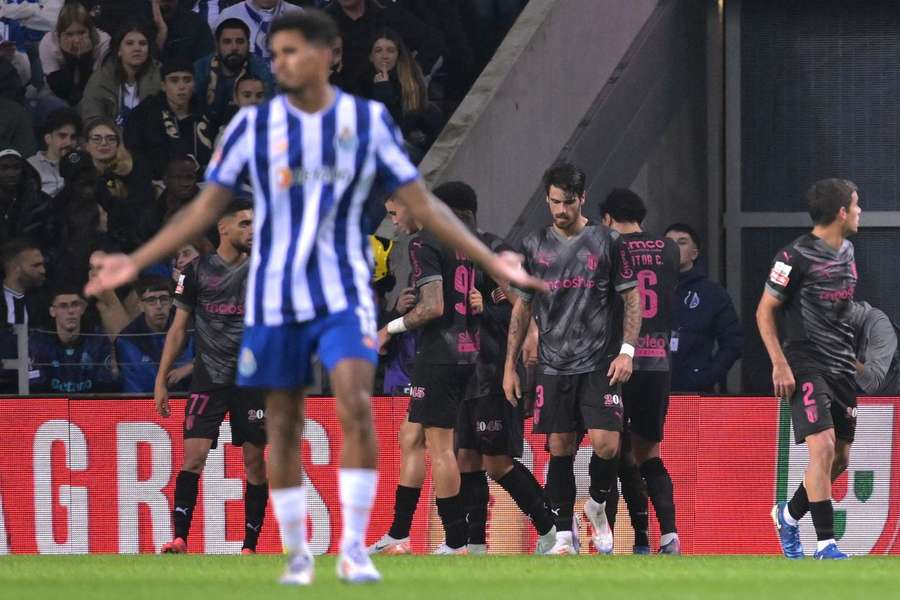 SC Braga ainda conseguiu empatar o jogo, mas sofreu em seguida