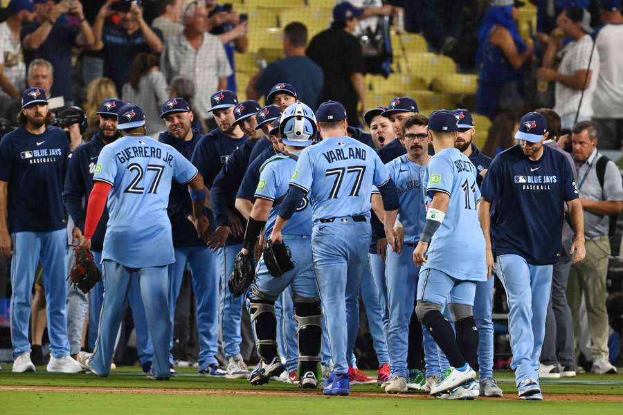 Les Blue Jays cette nuit.