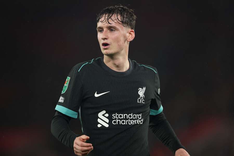 Tyler Morton disputou 14 jogos pelo time principal do Liverpool