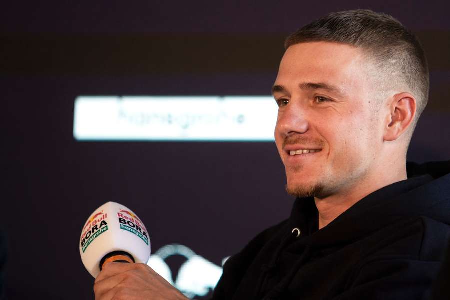 Remco Evenepoel at Red Bull Bora-Hansgrohe's media day Remco Evenepoel at Red Bull Bora-Hansgrohe's media day