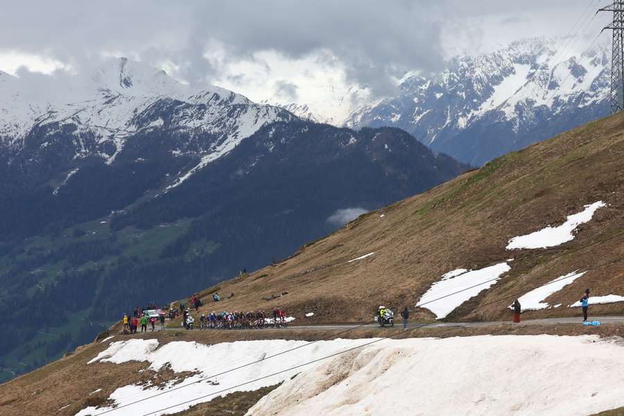 O grupo no Col de la Croix de Coeur