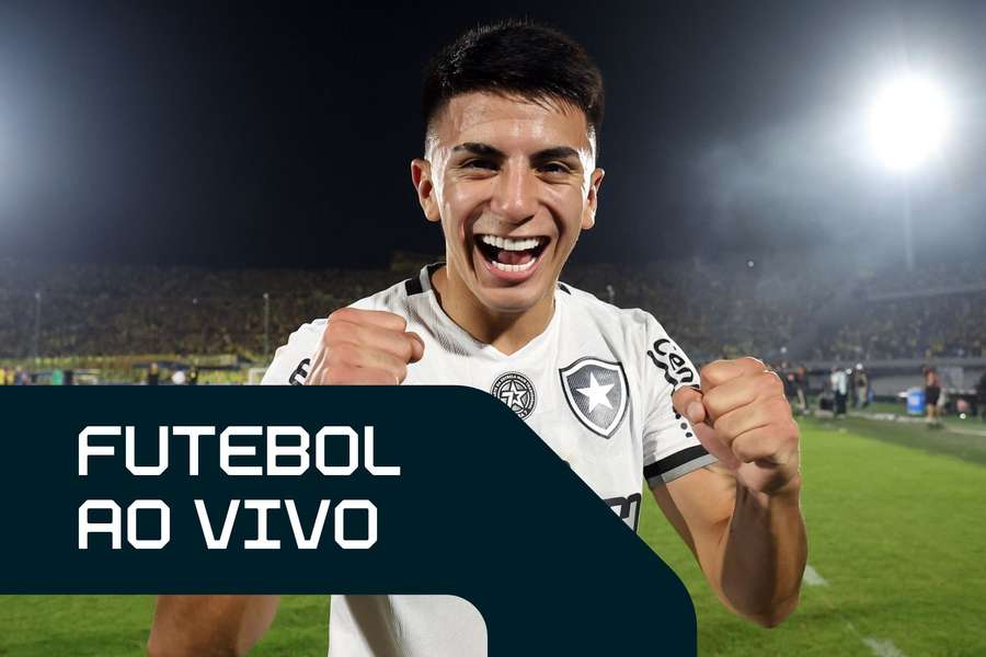 Thiago Almada fez o gol do Botafogo contra o Peñarol em Montevidéu