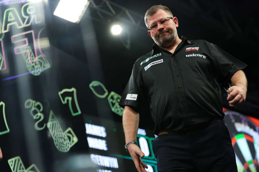 James Wade at the Grand Slam of Darts in Wolverhampton