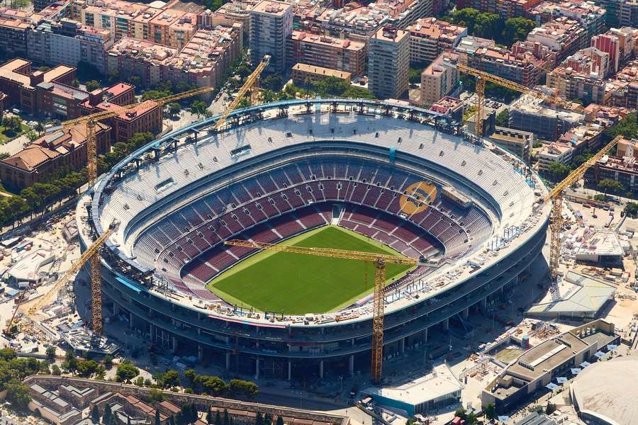 Stadion Camp Nou w Barcelonie. Stadion Camp Nou w Barcelonie.