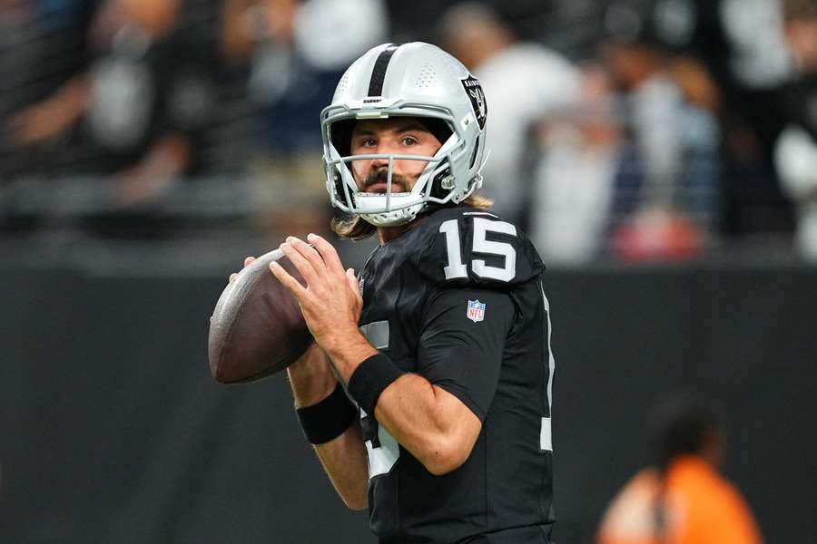 Gardner Minshew durante un partido de pretemporada