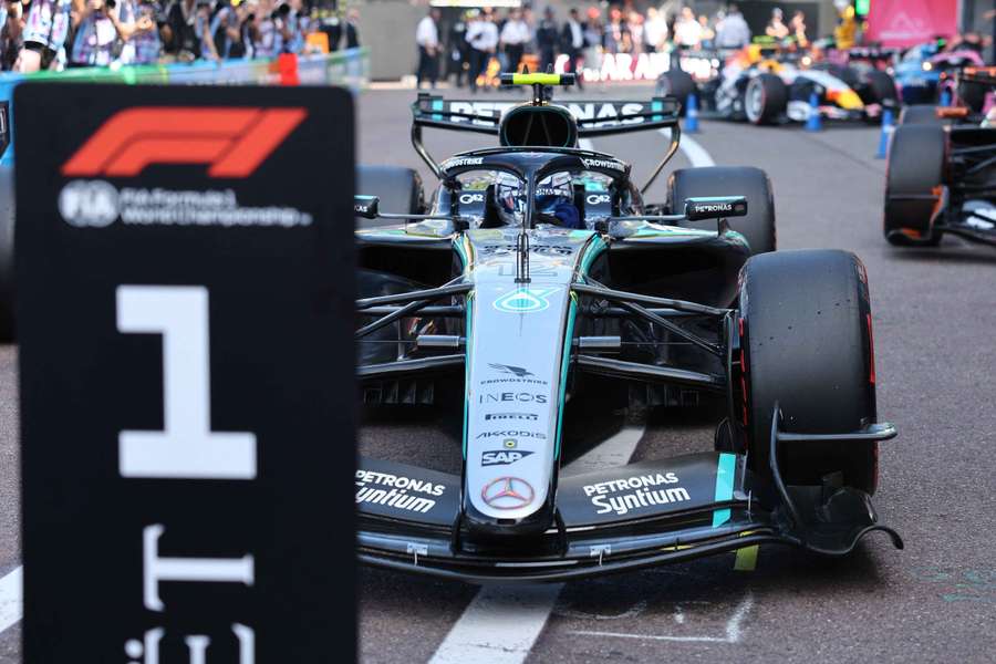 Kimi Antonelli en pole à Monaco. Kimi Antonelli en pole à Monaco.