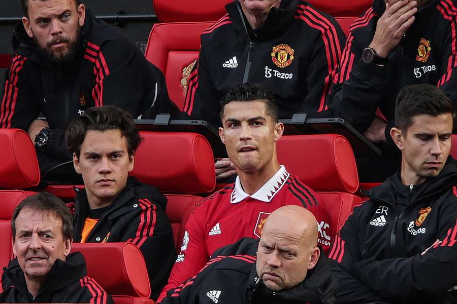 Cristiano Ronaldo está siendo un suplente habitual con el Manchester United.