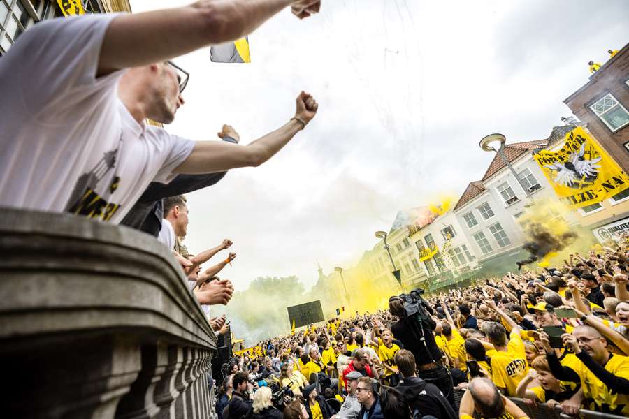 Feestje op de Grote Markt