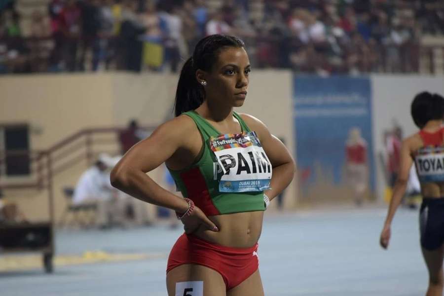 Carina Paim foi segunda na corrida de 400 metros T20 em Bruxelas