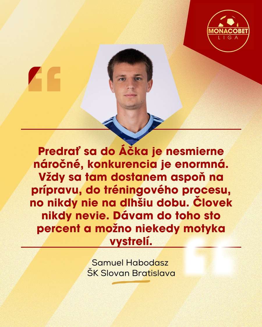 Slová Habodasza pred derby.