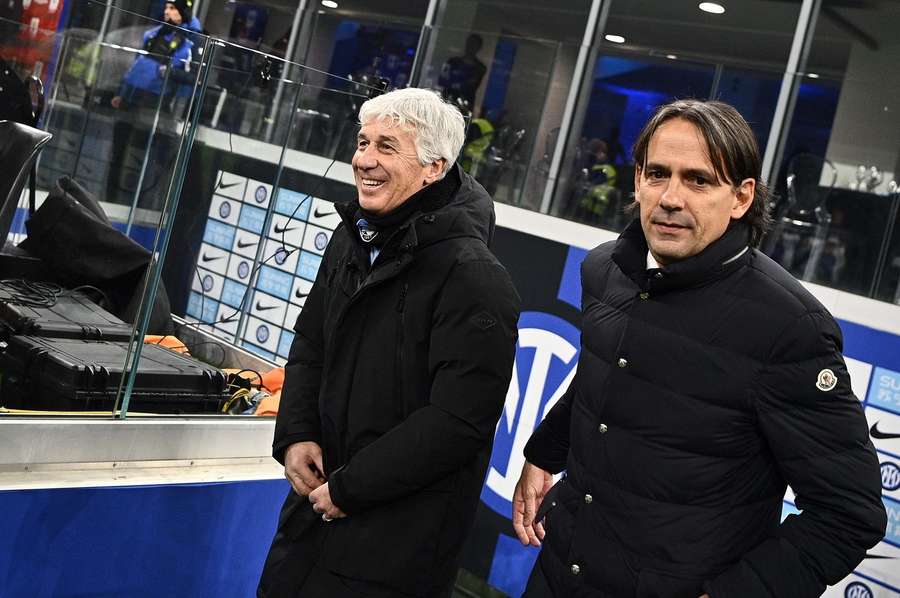 Gian Piero Gasperini e Simone Inzaghi, timonieri di Atalanta e Inter