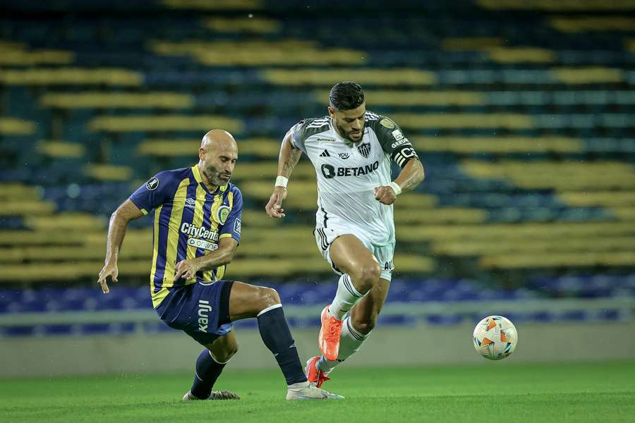 O Atlético-MG dominou totalmente a primeira etapa O Atlético-MG dominou totalmente a primeira etapa
