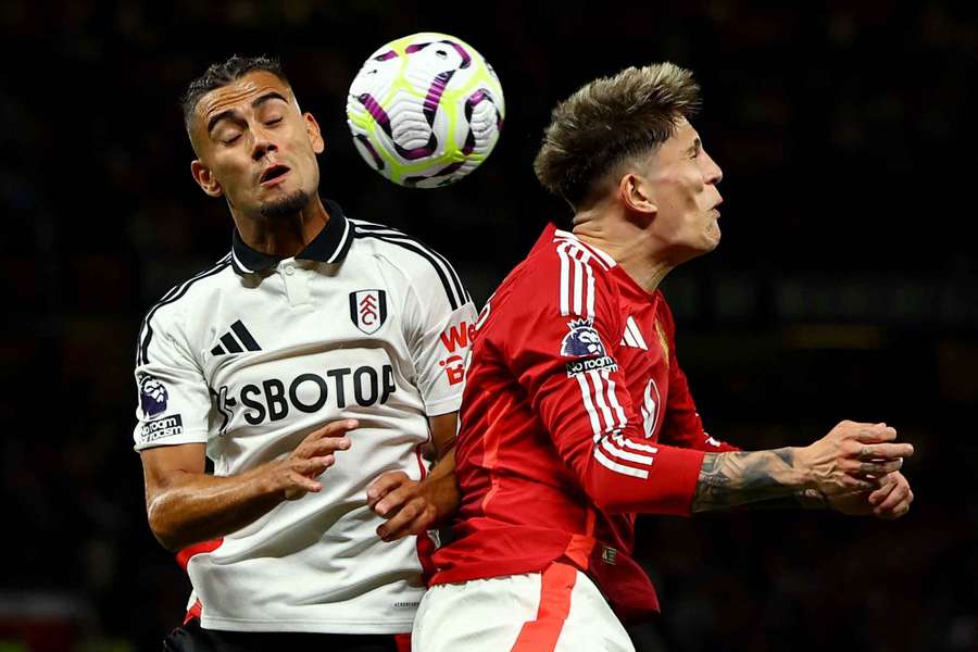 Garnacho (right) scored seven league goals last season