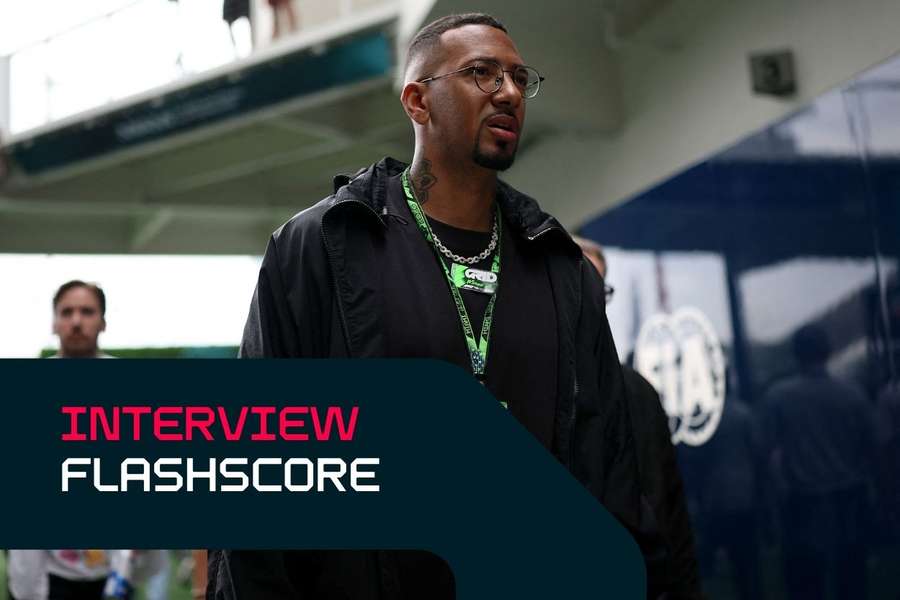 Jerome Boateng au Grand Prix de Miami le 3 mai 2026. Jerome Boateng au Grand Prix de Miami le 3 mai 2026.
