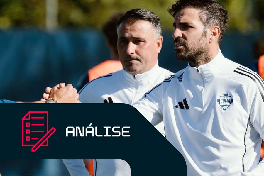 Diego Pérez e Cesc Fàbregas no treino Diego Pérez e Cesc Fàbregas no treino