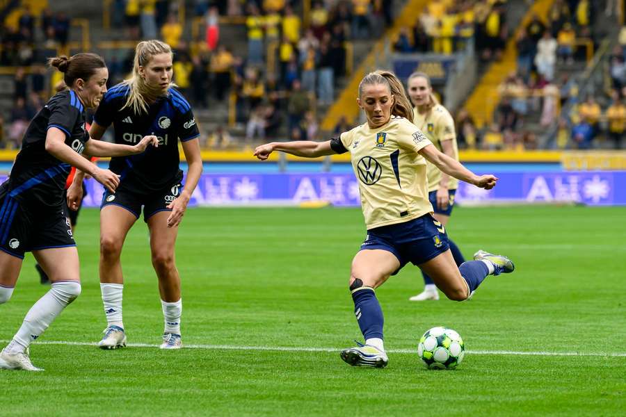 New attendance record for Danish women's league as Brondby win Copenhagen derby New attendance record for Danish women's league as Brondby win Copenhagen derby