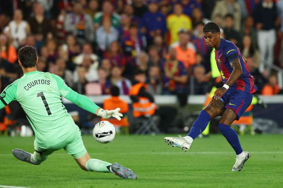 Rashford esteve emprestado pelo Manchester United ao Barcelona