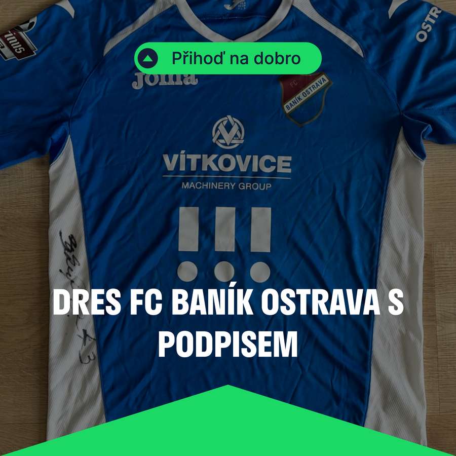 Originální a hraný dres Ondřeje Sukupa.