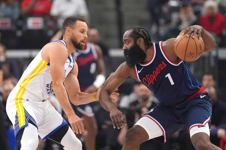 Curry en Harden in duel