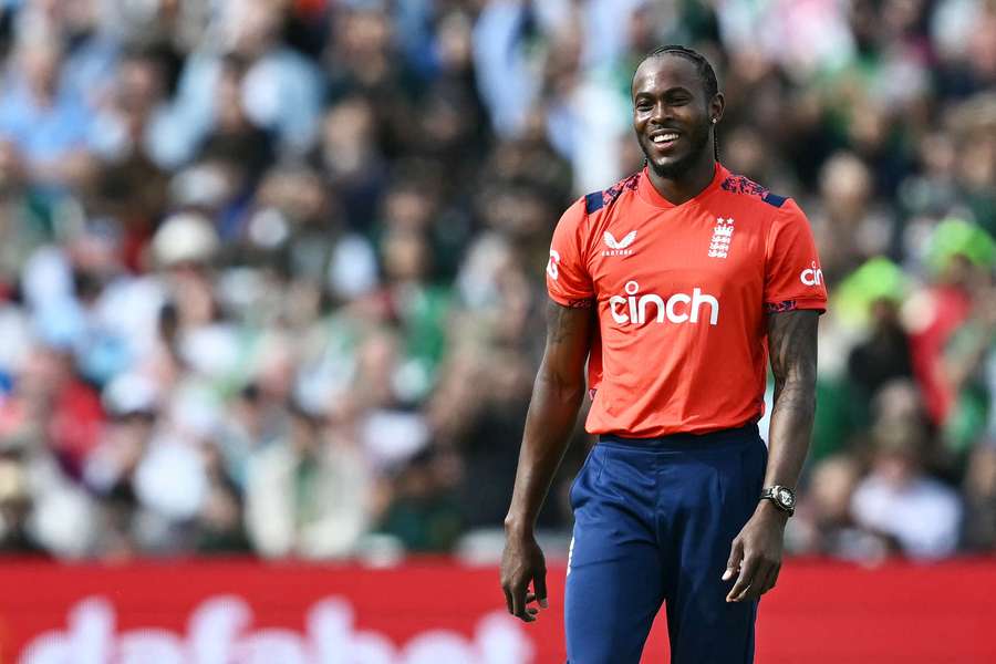 England's Jofra Archer took two wickets on his return to international cricket
