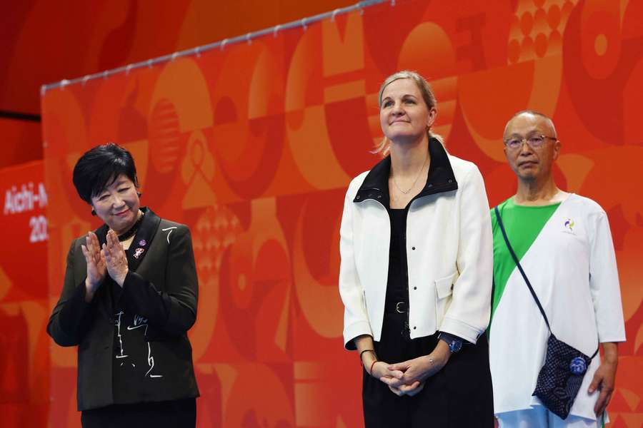 Kirsty Coventry, presidente do Comité Olímpico Internacional Kirsty Coventry, presidente do Comité Olímpico Internacional