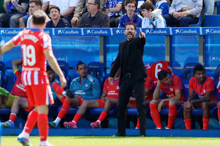Atletico are currently nine points behind leaders Barcelona in LaLiga