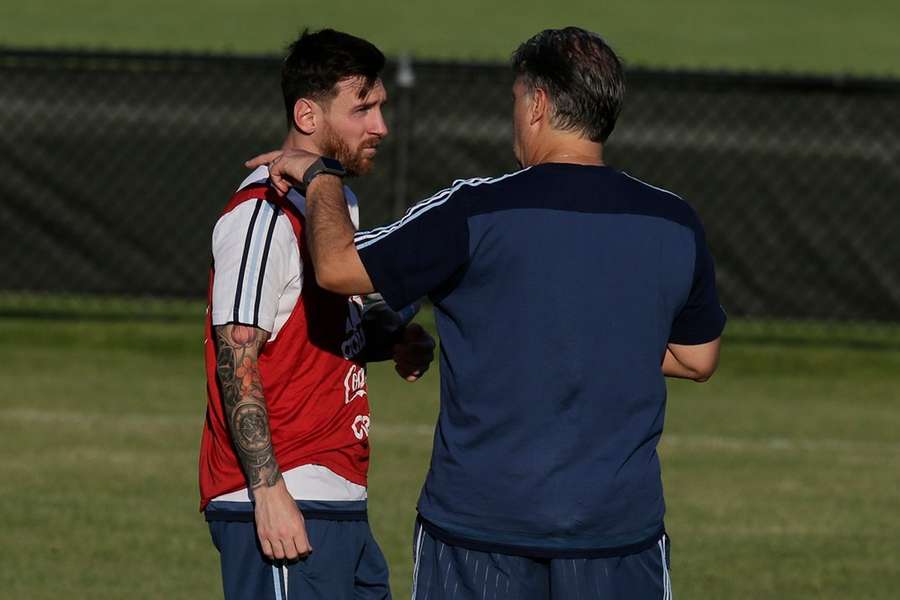 Gerardo Martino e Lionel Messi