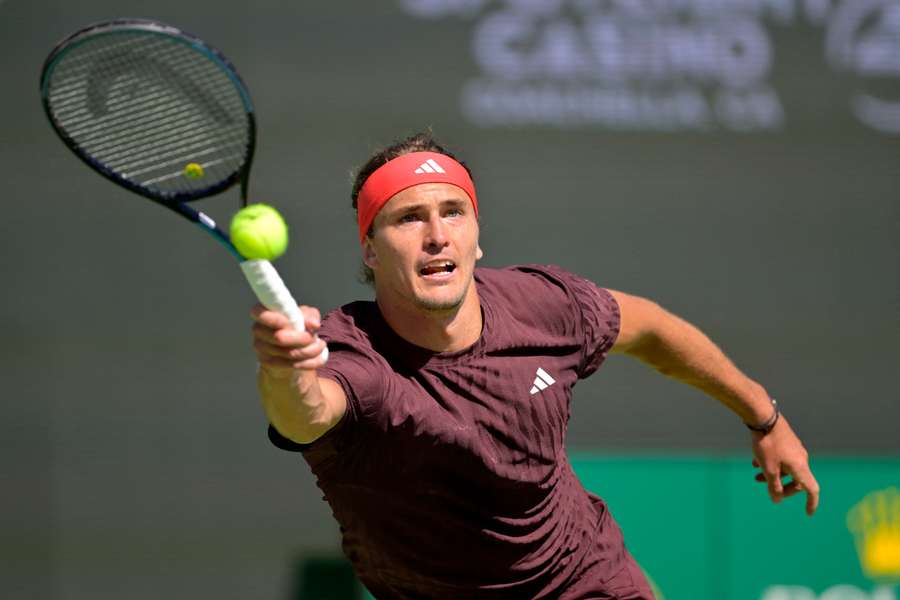 Alex Zverev during his win over Jacob Fearnley