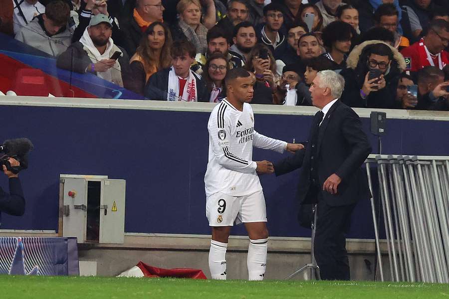 Mbappe și Ancelotti