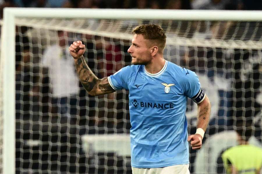 Ciro Immobile scored his second Serie A goal of the season in the win