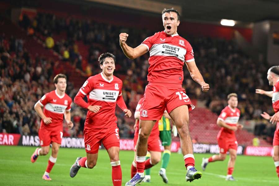 Strelec zaznamenal svoj prvý gól za Middlesbrough.