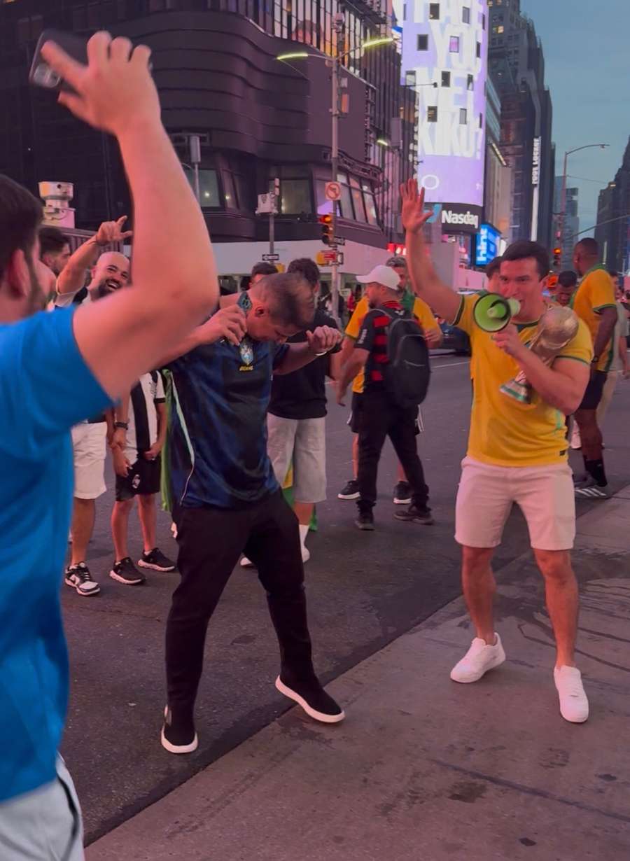 I brasiliani a Times Square I brasiliani a Times Square