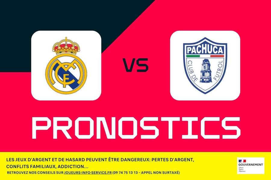 Real Madrid - Pachuca pronostics, meilleurs paris et cotes (Coupe du monde des clubs)