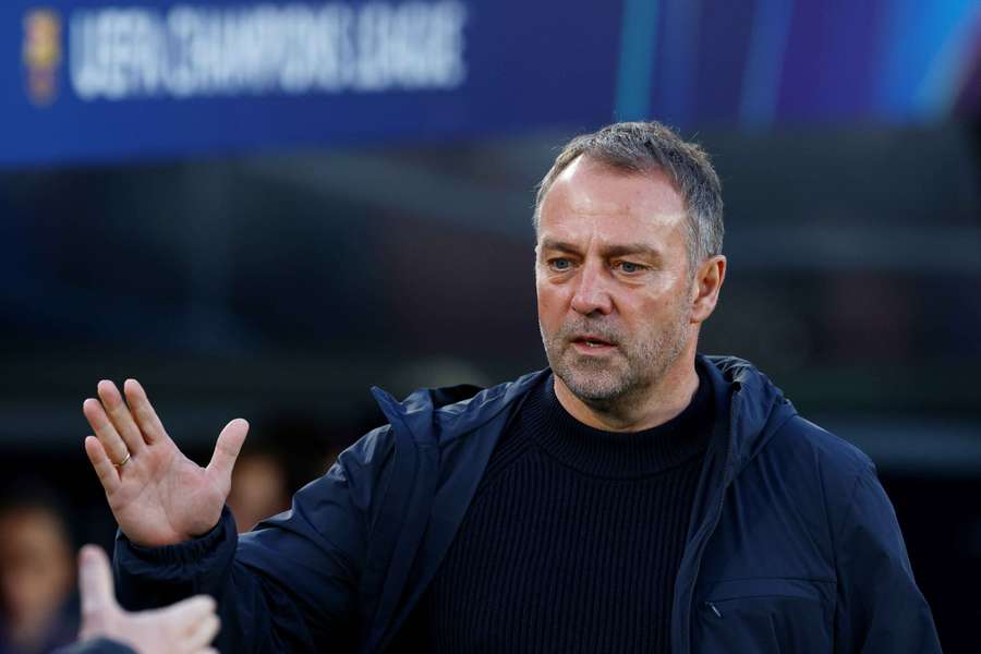 Flick, con el Barcelona Flick, con el Barcelona