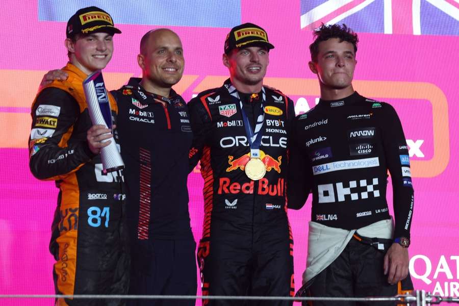 The McLaren drivers are currently Verstappen's biggest threat