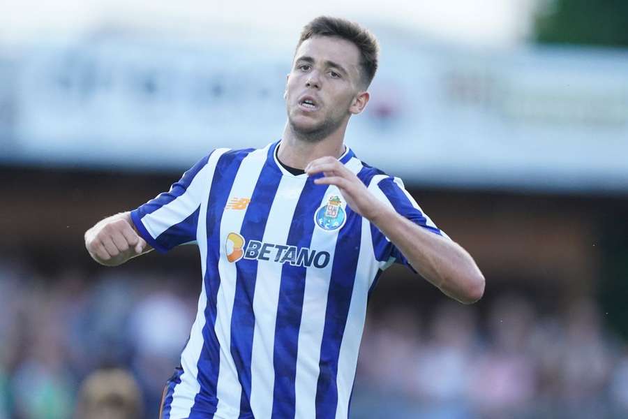 Nico González celebrou pelo FC Porto