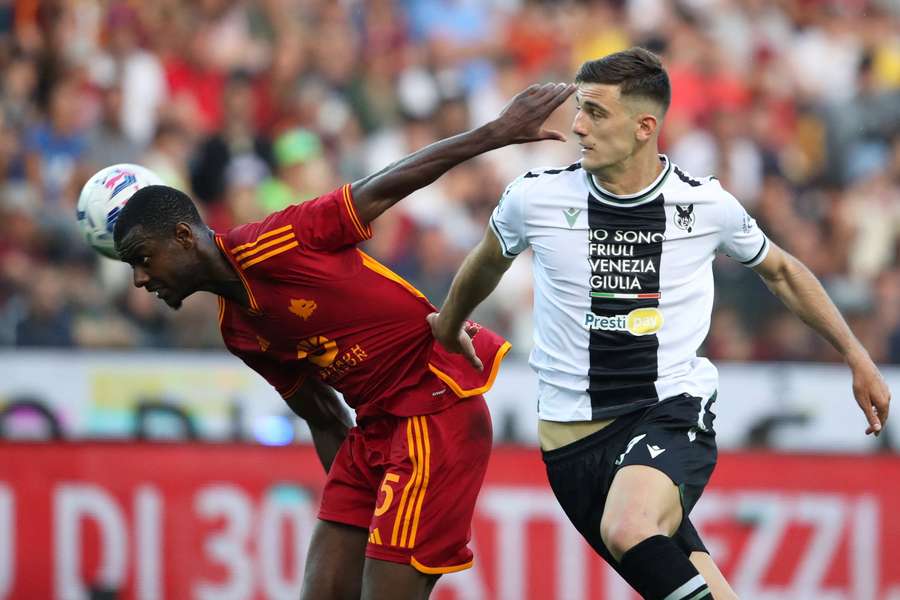 The match between Roma and Udinese was abandoned