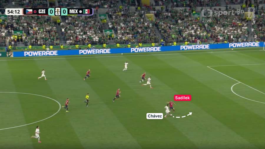 Les Tchèques ont sous-estimé les situations défensives sur les deux premiers buts encaissés.
