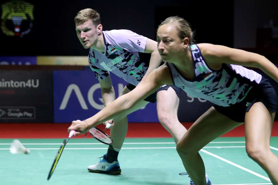 Selena Piek en Robin Tabeling konden hun succes op de Europese spelen geen vervolg geven