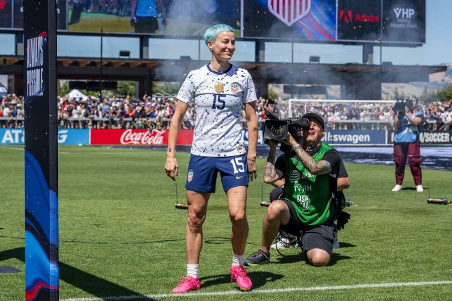 Rapinoe is playing in her final major international tournament