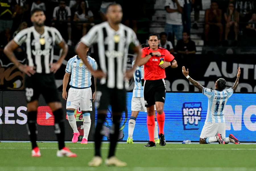 Zaracho fez o primeiro golo do Racing no Nilton Santos