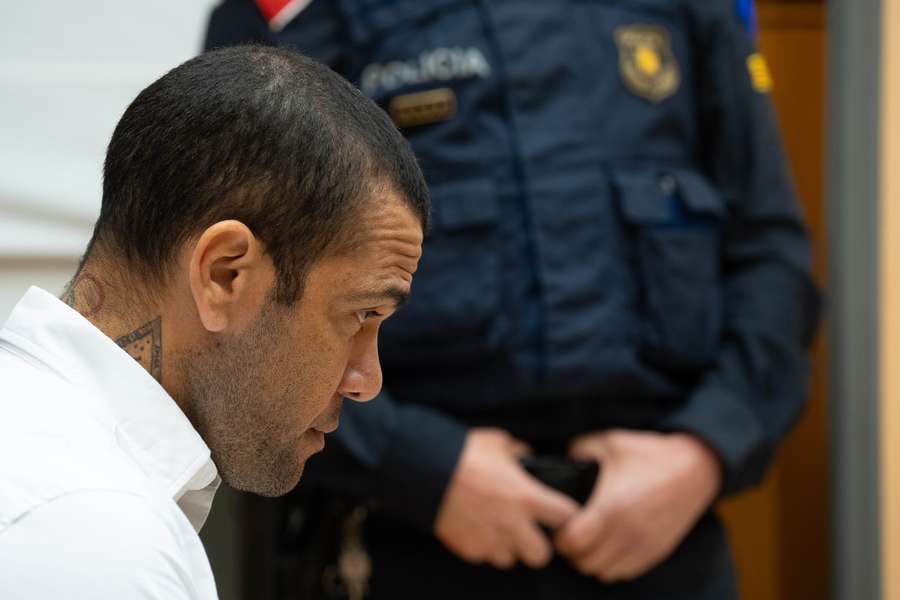 Dani Alves werd veroordeeld tot vier en een half jaar gevangenisstraf