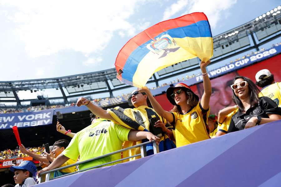 I tifosi dell'Ecuador