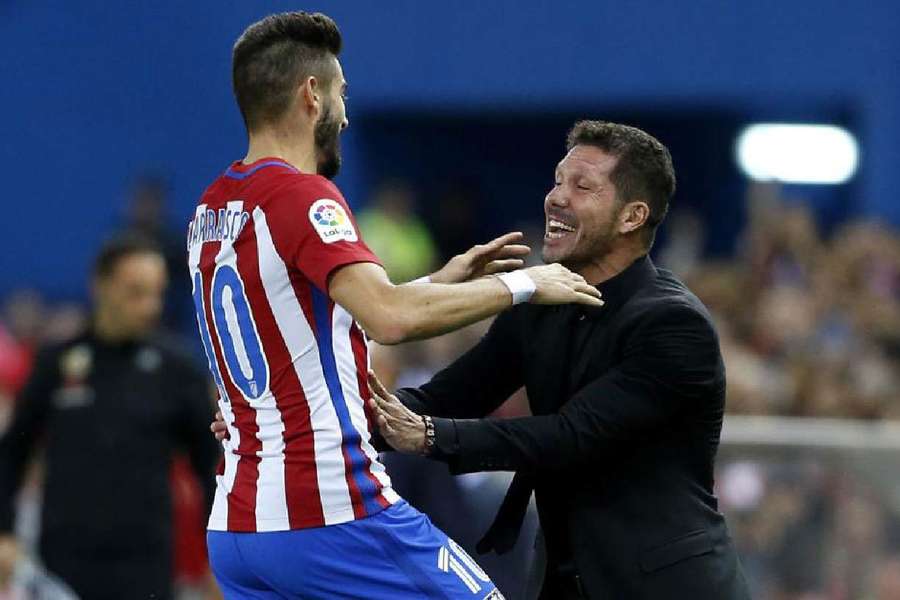 Simeone e Carrasco estão há muitos anos no Atlético