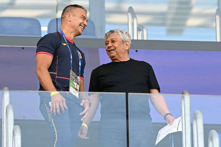 Daniel Pancu și Mircea Lucescu