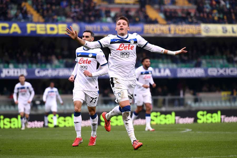 Mateo Retegui nastřílel v zápase s Veronou čtyři z pěti gólů Atalanty.
